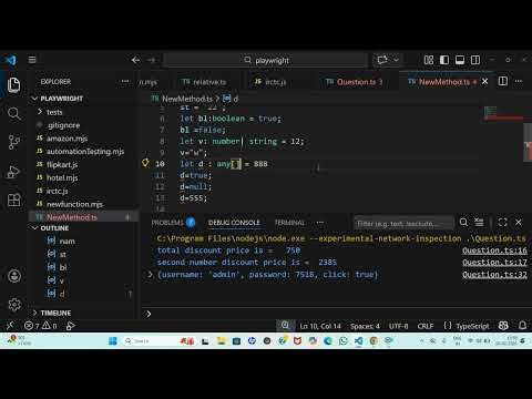 Use of typescript multiple values add and revision ( 10 Fab 2026 ) by patel sir