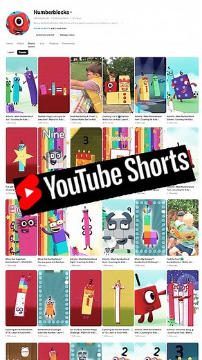 ▶️ Have you seen our series of special shorts on YouTube yet? 🎨 Meet all of the Numberblocks and watch their tops clips, the perfect introduction to numbers for preschoolers! 🔢 Visit www.youtube.com/@Numberblocks/shorts to meet all of the Numberblocks. ▶️ | Numberblocks