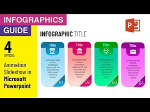 Four Options PPT Presentation Animation Slide Show | PPT Infographic Slideshow Tutorial