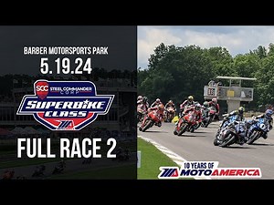 Steel Commander Superbike Race 2 at Alabama 2024 - FULL RACE | MotoAmerica
