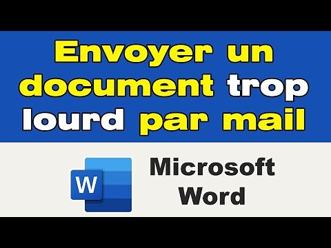 Comment compresser un fichier Word pour l'envoyer par mail