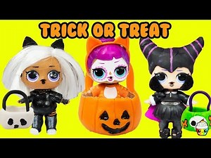 LOL Surprise Dolls Trick Or Treat Lil Sister, Big Sisters, Brothers, OMG Halloween Costumes
