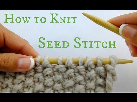 How to Knit the Moss or Seed Stitch