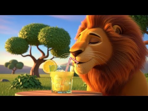 The Lion Who Loved Lemonade | Fun Story and Color Learning Song for Kids