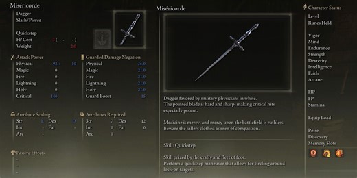 Elden Ring: How To Get The Misericorde Dagger