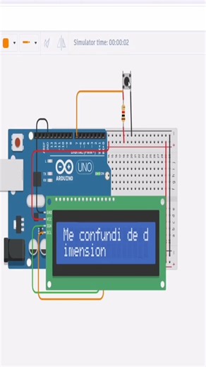 Pantalla lcd Arduino uno | boton qué genera excusas #arduino #ingenieriaelectronica #electronica #arduinouno #humor
