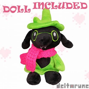 Ralsei Plush Doll Deltarune With Handmade Knitted Scarf - Etsy