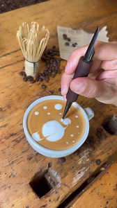 Space 🪐🔭latte Art very simple and eyecatching | Latteartcity