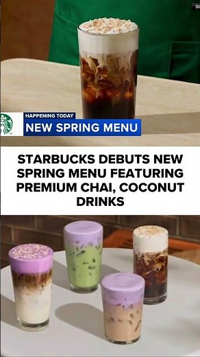 Starbucks unveils new spring menu featuring chai, ube and lavender drinks