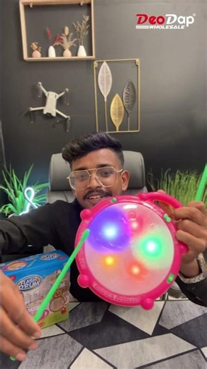 Flash Drum Toy – Light-Up Musical Drum for Kids | Little Learners #DeoDap