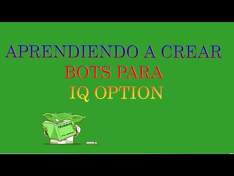 Aprendiendo a crear BOTS para IQ OPTION