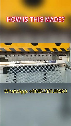 How Do You Turn Steel Sheets into Expanded Metal? | Machine Process