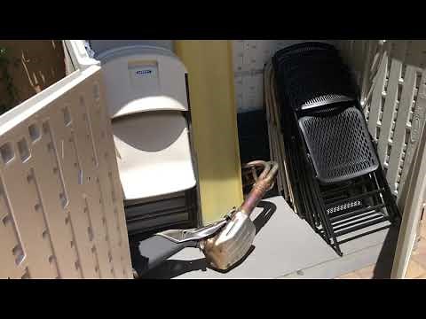 Suncast BMS4700 - 70 cu. ft. The Stow-Away Horizontal Shed