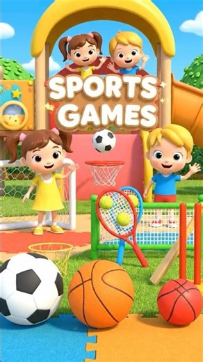Different Sports for Kids | Learn the Names with Fun Animation #shorts