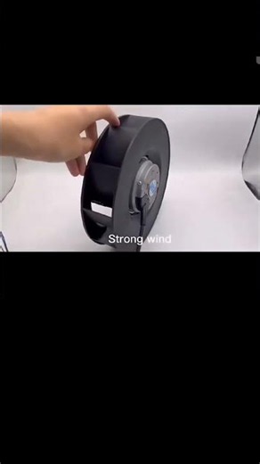 Backward Curved Radial Fan.