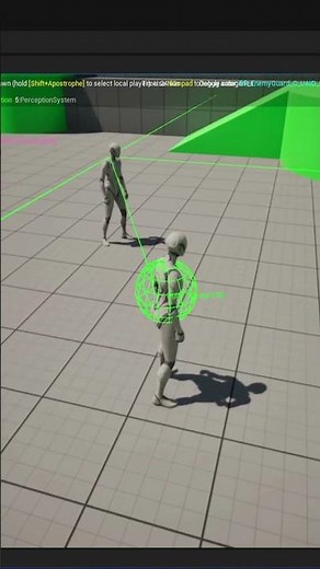 Test Enemy AI Vision in Unreal Engine 5 Blueprint Only #UnrealEngine5 #EnemyAISight #UE5Blueprint