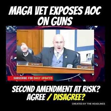 AOC's Gun Stance EXPOSED By MAGA Vet?
