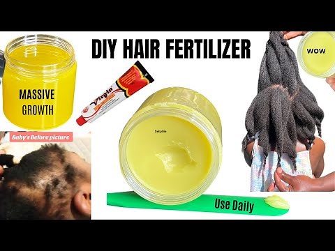 This DIY Hair Fertilizer Is Just 100% WOW 😮 For Massive Hair Growth.