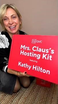 Unboxing the Mrs. Claus Kit with Maria | Holiday Fun with QVC & Kathy Hilton