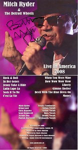 Mitch Ryder & The Detroit Wheels – Live In America 2008 (2008, CD)