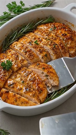 Easy Baked Honey Dijon Chicken 🍯🍗