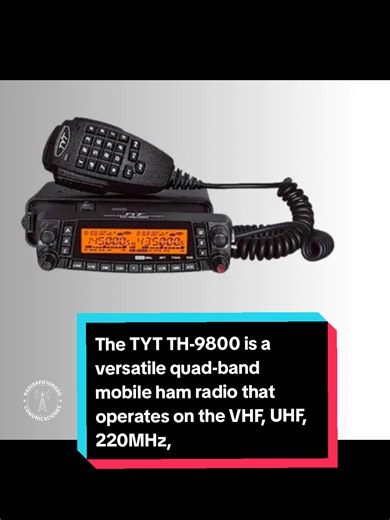 TYT TH-9800: A Comprehensive Review of the Quad-Band Radio