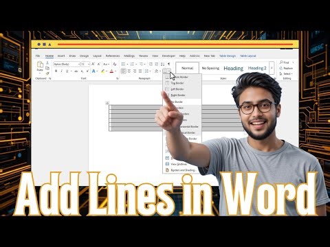 How To Add Lines In Microsoft Word | Quick & Easy Methods (2025)