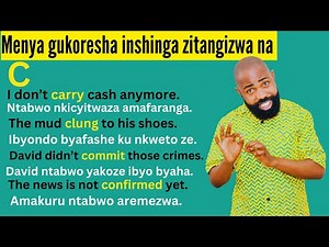 L129: UKO WAKWIGA KUVUGA ICYONGEREZA II INSHINGA Z'ICYONGEREZA ZISOBANUYE MU KINYARWANDA