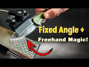 Is The Struggle Finally Over? A Freehand/Fixed angled Knife Sharpener!! Sharpworx Review