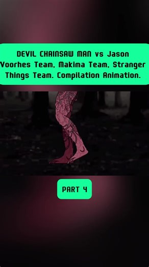 DEVIL CHAINSAW MAN vs Jason Voorhes Team, Makima Team, Stranger Things Team. Compilation Animation. 4 #cartoon #animation #DEVIL #JasonVoorhesTeam