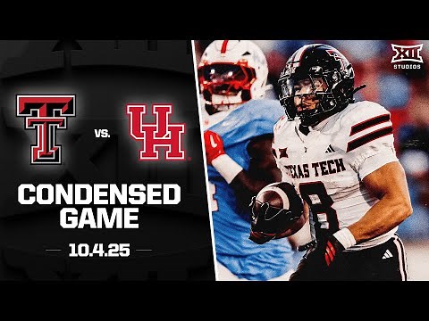 #11 Texas Tech vs. Houston Condensed Game | 2025 Big 12 Football