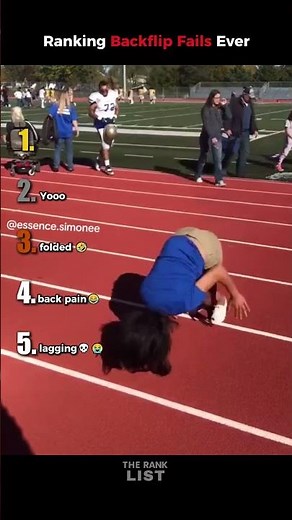 Ranking Backflip Fails Ever