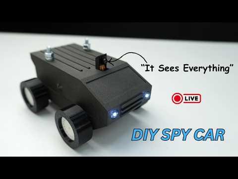 How to make 3D Printed Spy Car at home | Spy Camera Car | ESP32 CAM | DIY Robot