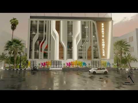 SPORTS COMPLEX WALKTHROUGH, A design by - DESIGN ARCH STUDIO