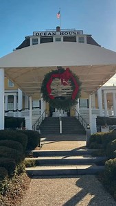 All decked out for the holidays! 🎄⭐️🎁 #OceanHouseRI #ChristmasIsComing | Ocean House RI