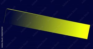 abstract yellow gradient color kinetic 3d rectangular cube rotating and moving in one direction over dark color background, Seamless looped pattern motion graphics animated background.