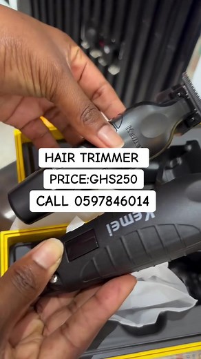 HAIR TRIMMER GOING FOR COOL PRICE NEW AND NEAT #trendingvideo #selling #buying #usa_tiktok #ghanatiktok🇬🇭