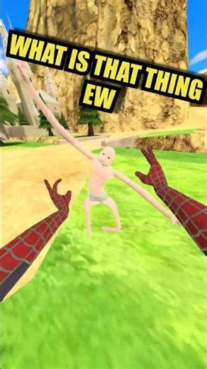Spider-Man VR BABY GETS REVENGE #vr #virtualreality #spiderman #gaming #benbu