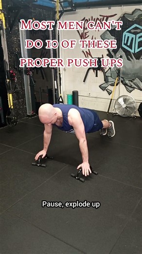 Most men can't do 10 of these Proper Push Ups! #pushups #chestday #workout #shorts
