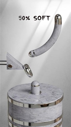 0% vs 100% Torus Sliding Soft Body 3D Simulation in Cinema4d