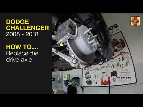 How to Replace the drive axle on the Dodge Challenger 2008-2018