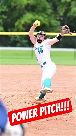 🥎 This Pitch is PURE POWER! 💥#shorts #softball #highlights