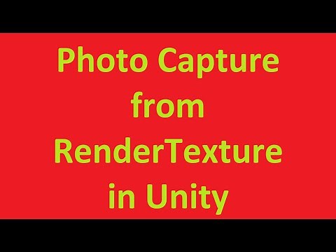 Photo capture from RenderTexture in Unity