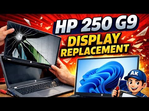 Hp 250 G9 display replacement #hp #laptoprepair