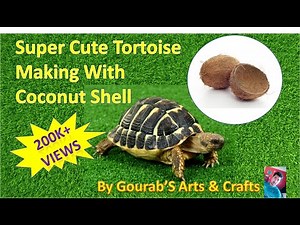 HandMade Turtle With Coconut Shell | Best From Waste Material- Hand Creativity-Easy Step to Follow |