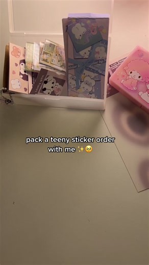 Pack a Teeny Tiny Deco Sticker Order with Me!