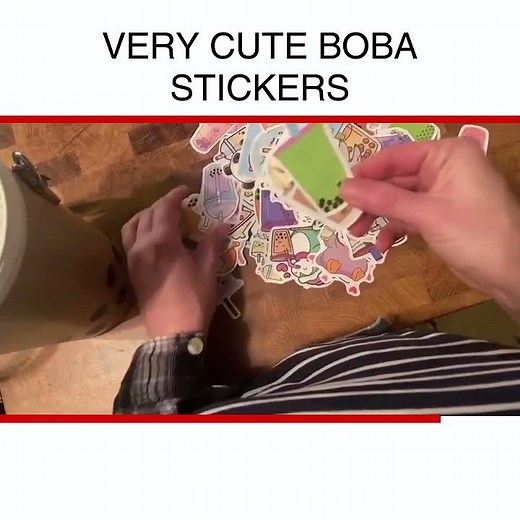 Very cute Boba stickers