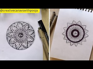 How to Make Mandala Art for Beginners step by step|Easy Mandala Drawing #mandala #mandalatutorial