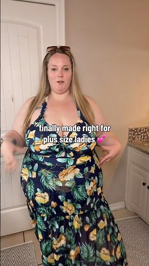 plus size swimsuit with skirt coverage #ad + link in description 💕