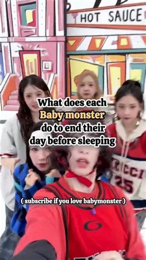 what does each babymonster memeber do before sleeping#trending#babymonster#kpop#shorts#bts#fypシ